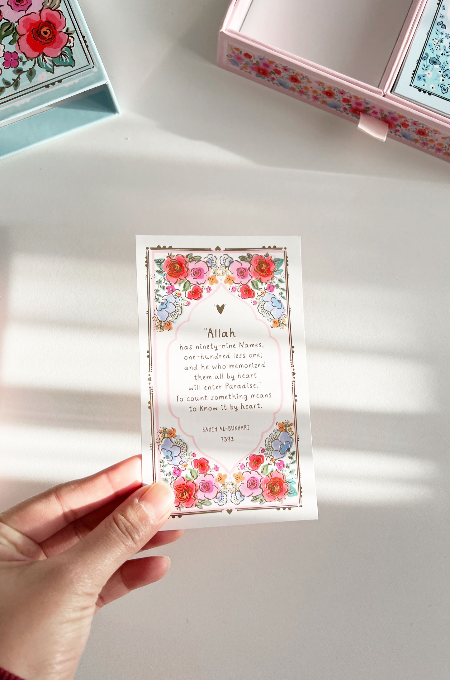 99 Names of Allah - Mini prints with drawer box | Quote Lovin' | Eid gifts