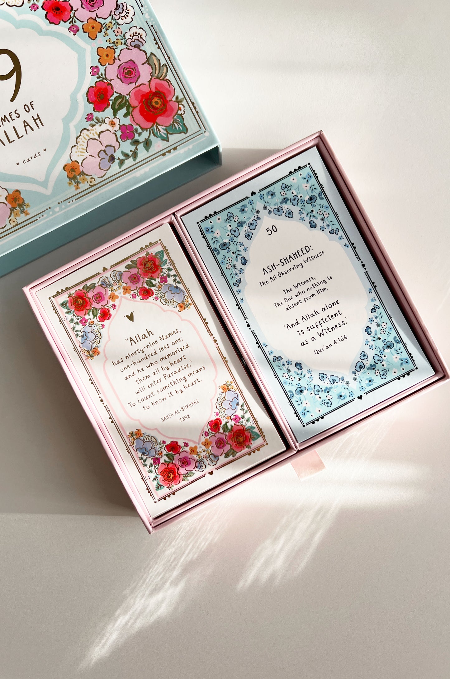 99 Names of Allah - Mini prints with drawer box | Quote Lovin' | Eid gifts