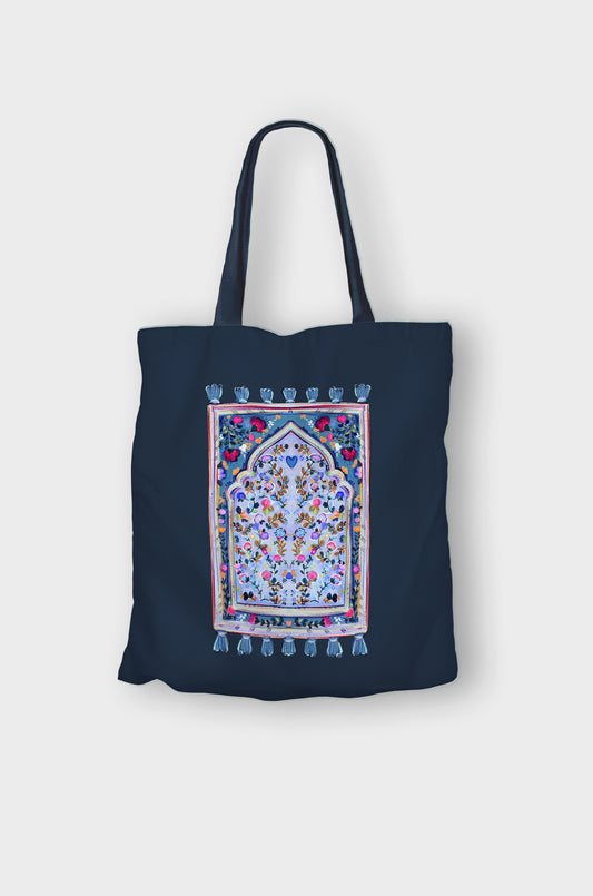 Prayer mat - Navy Tote  | Quote Lovin' | Eid gifts