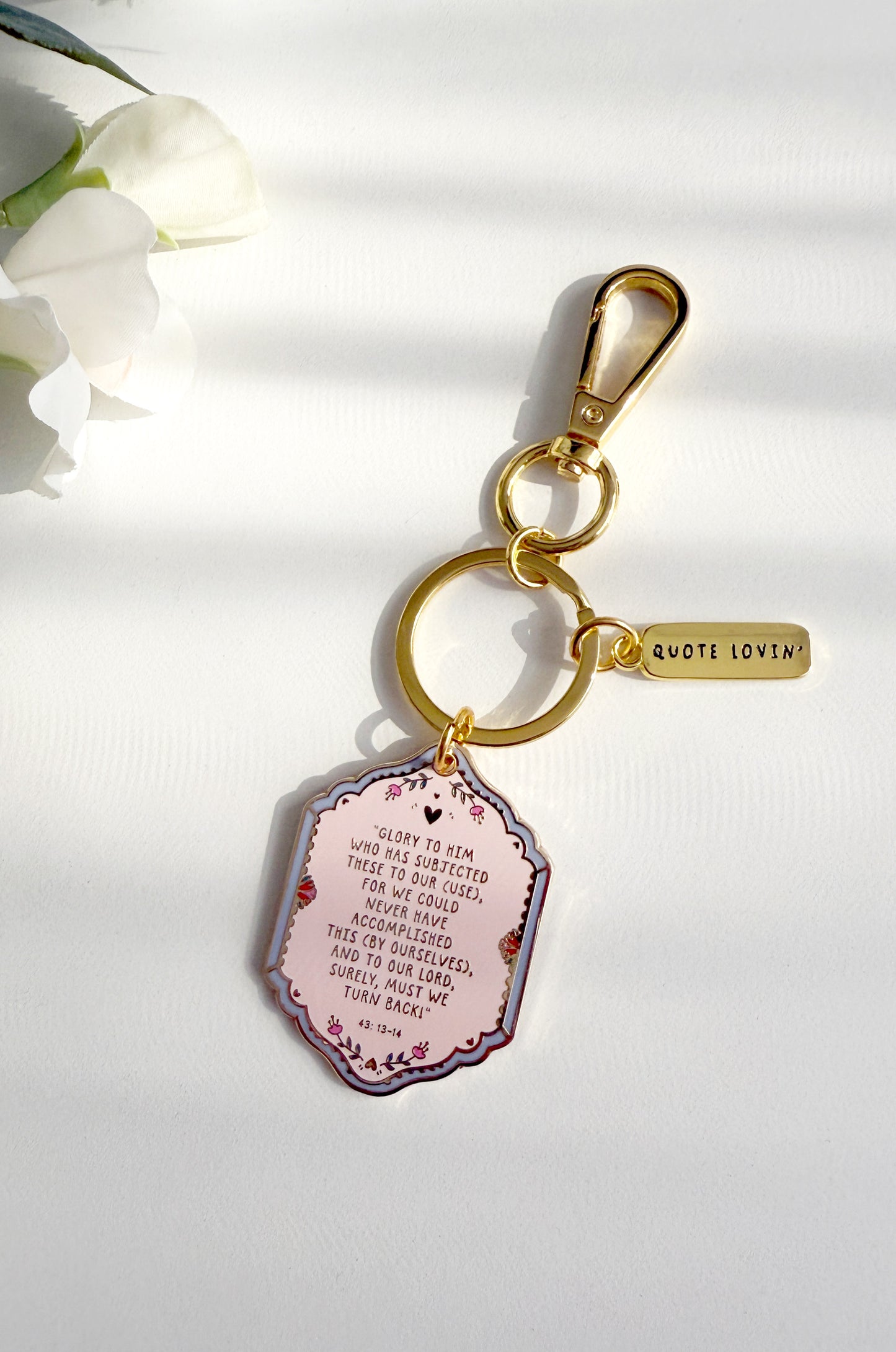 Travel du'a keyring | Quote Lovin' | Eid gifts