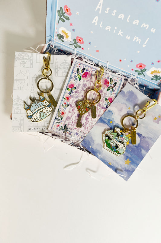 Keyring collection one | Quote Lovin' | Eid Letterbox gift - Quote Lovin'