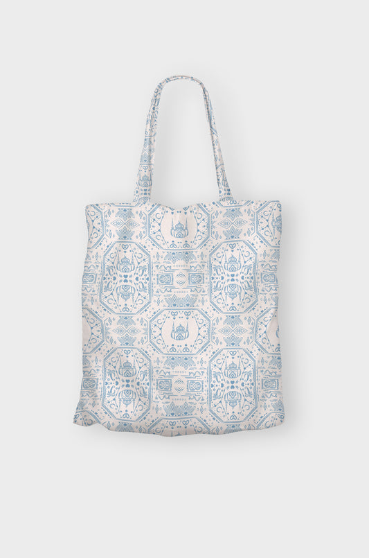 Mosque - repeated pattern Tote  | Quote Lovin' | Eid gifts
