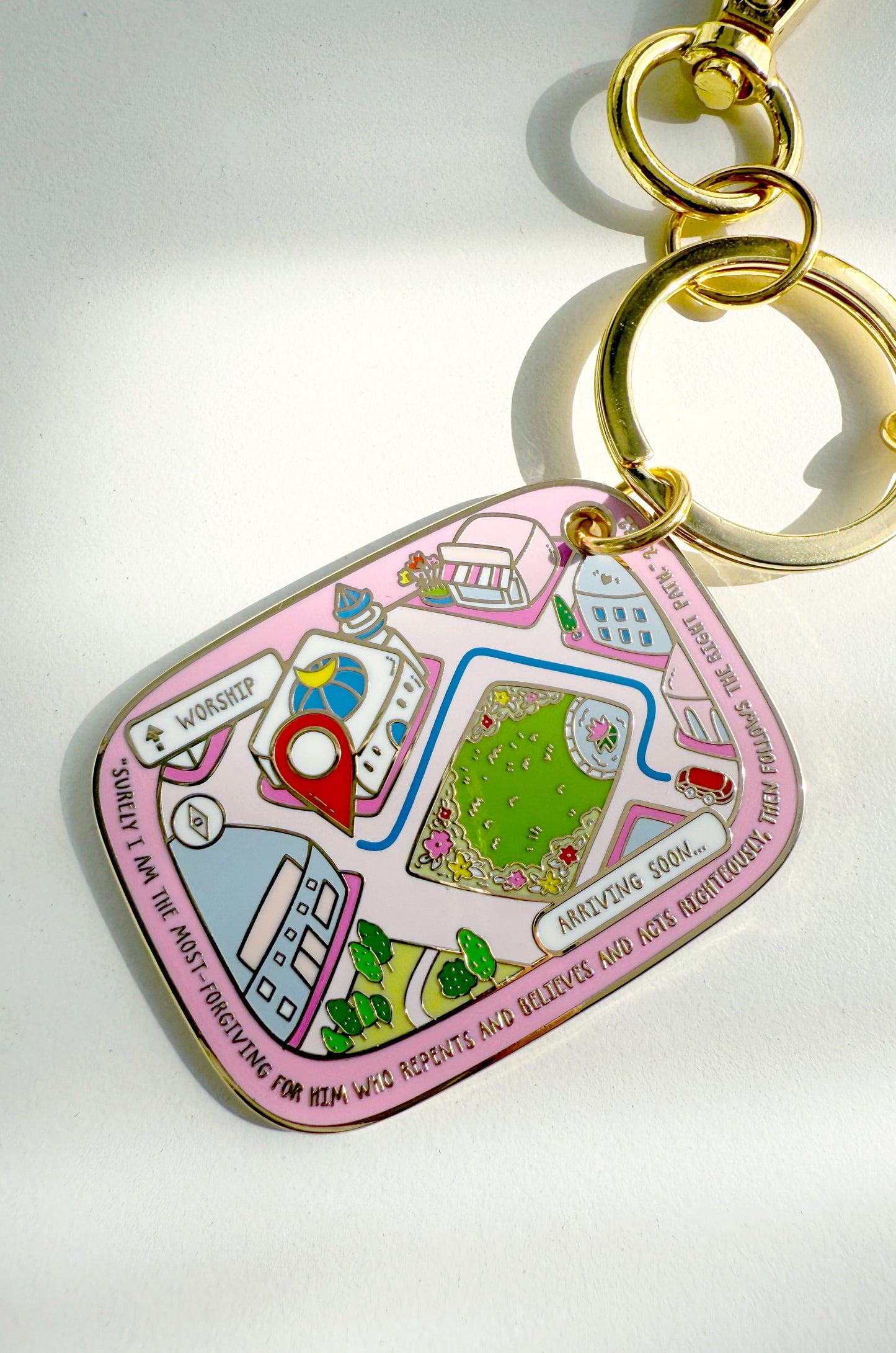 Sat Nav keyring | Quote Lovin' | Eid gifts - Quote Lovin'