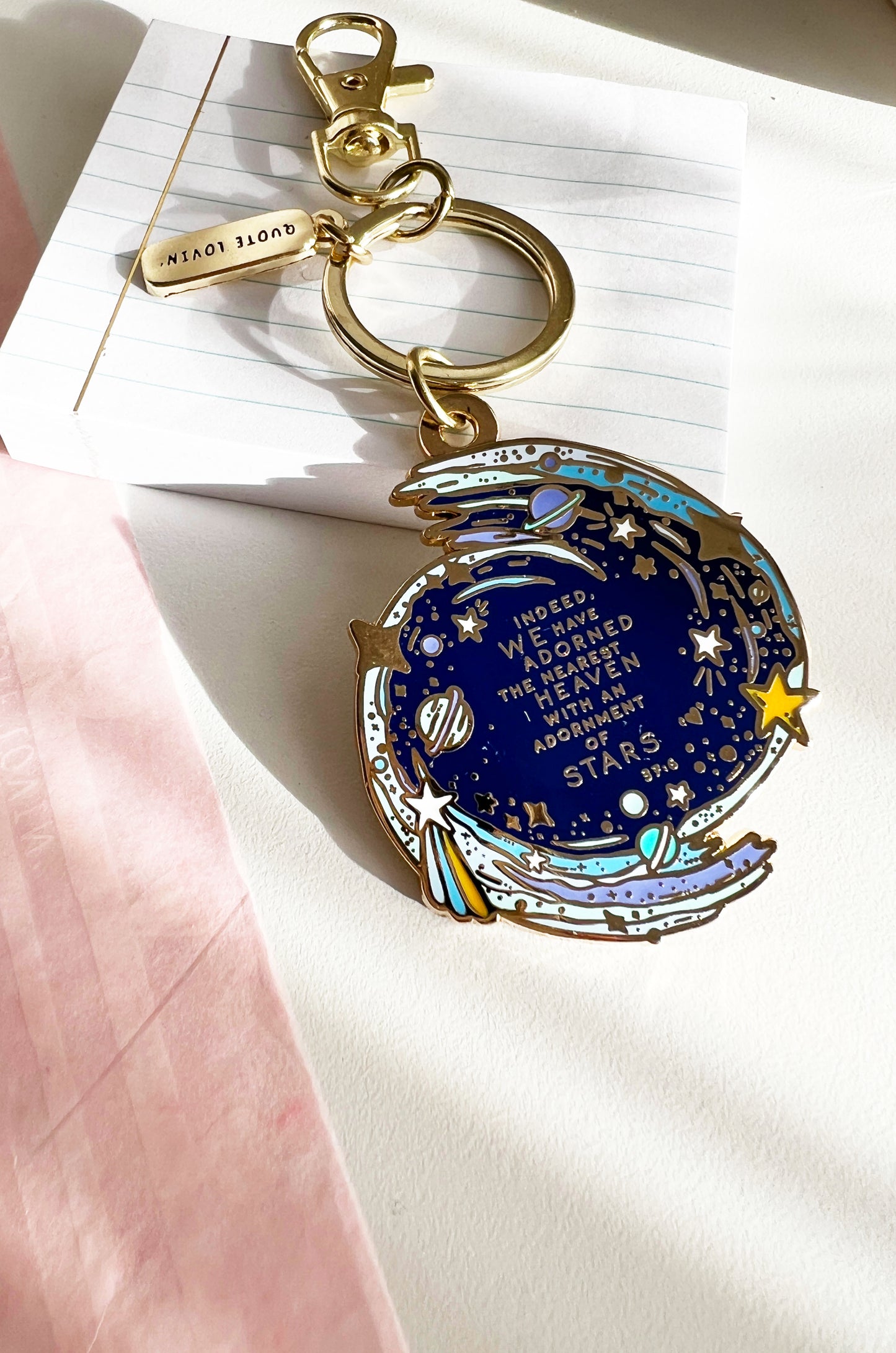 Milky way galaxy keyring | Quote Lovin' | Eid gifts - Quote Lovin'