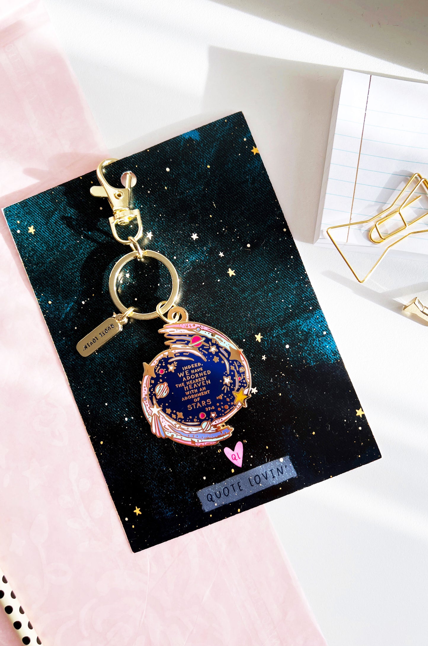 Milky way galaxy keyring | Quote Lovin' | Eid gifts - Quote Lovin'