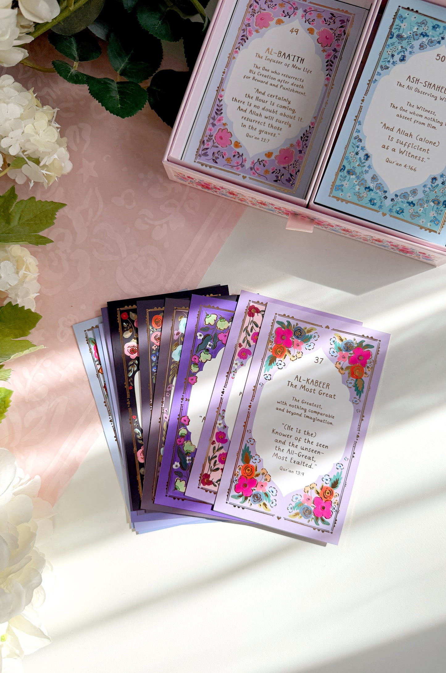 99 Names of Allah - Mini prints with drawer box  | Quote Lovin' | Eid gifts