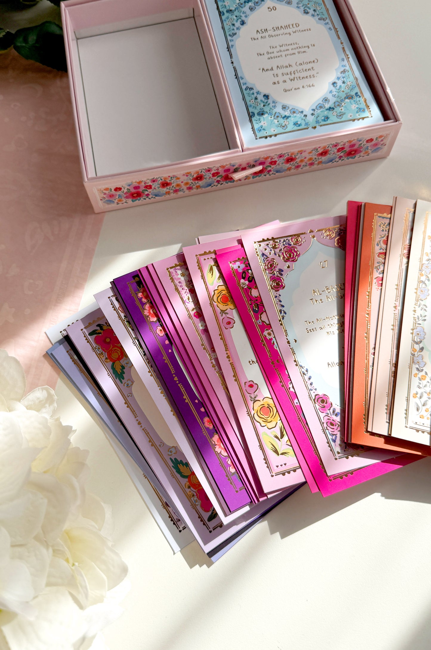 99 Names of Allah - Mini prints with drawer box  | Quote Lovin' | Eid gifts