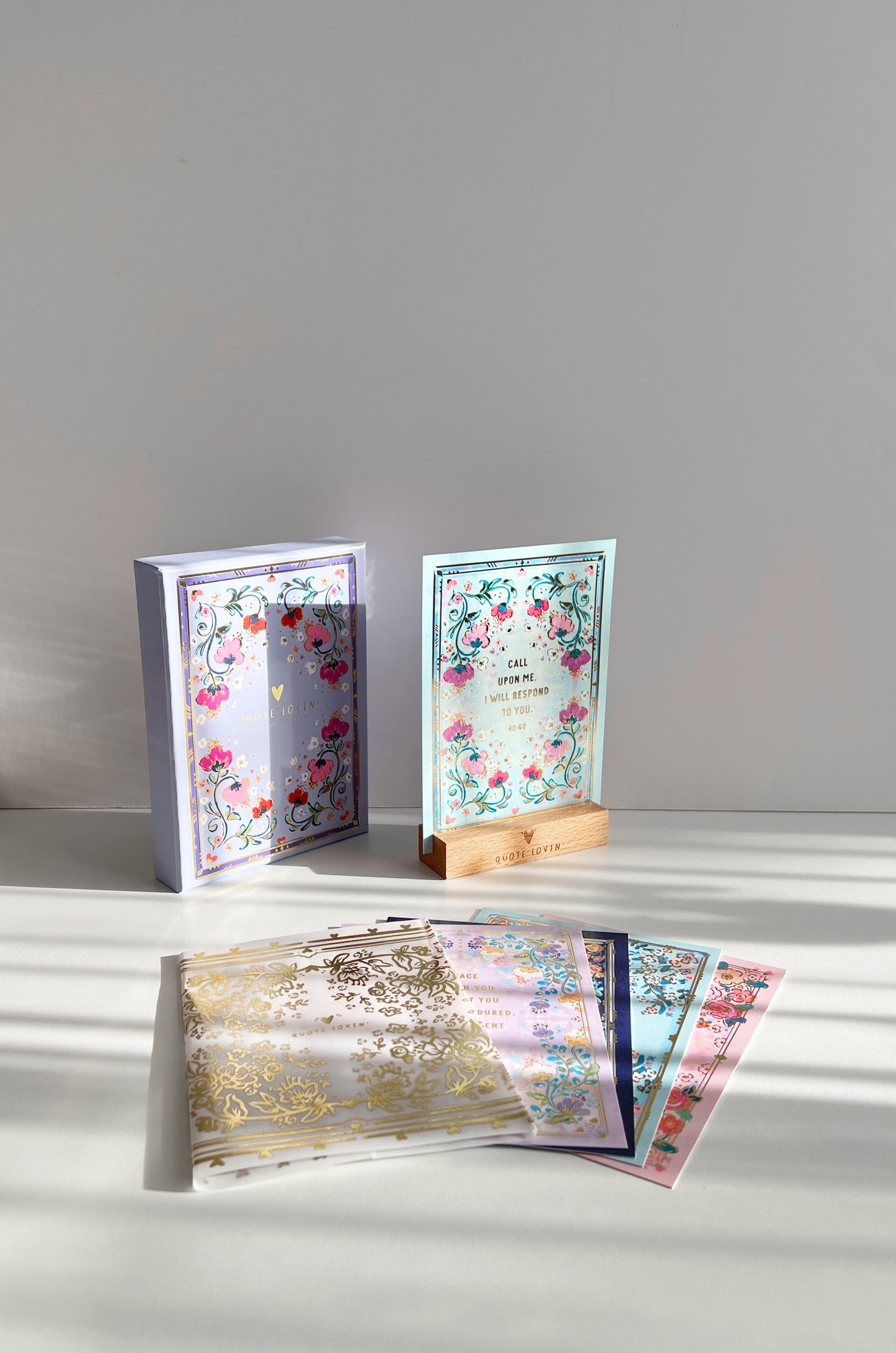 Floral Collection - Mini Prints with gift box  | Quote Lovin' | Eid gifts