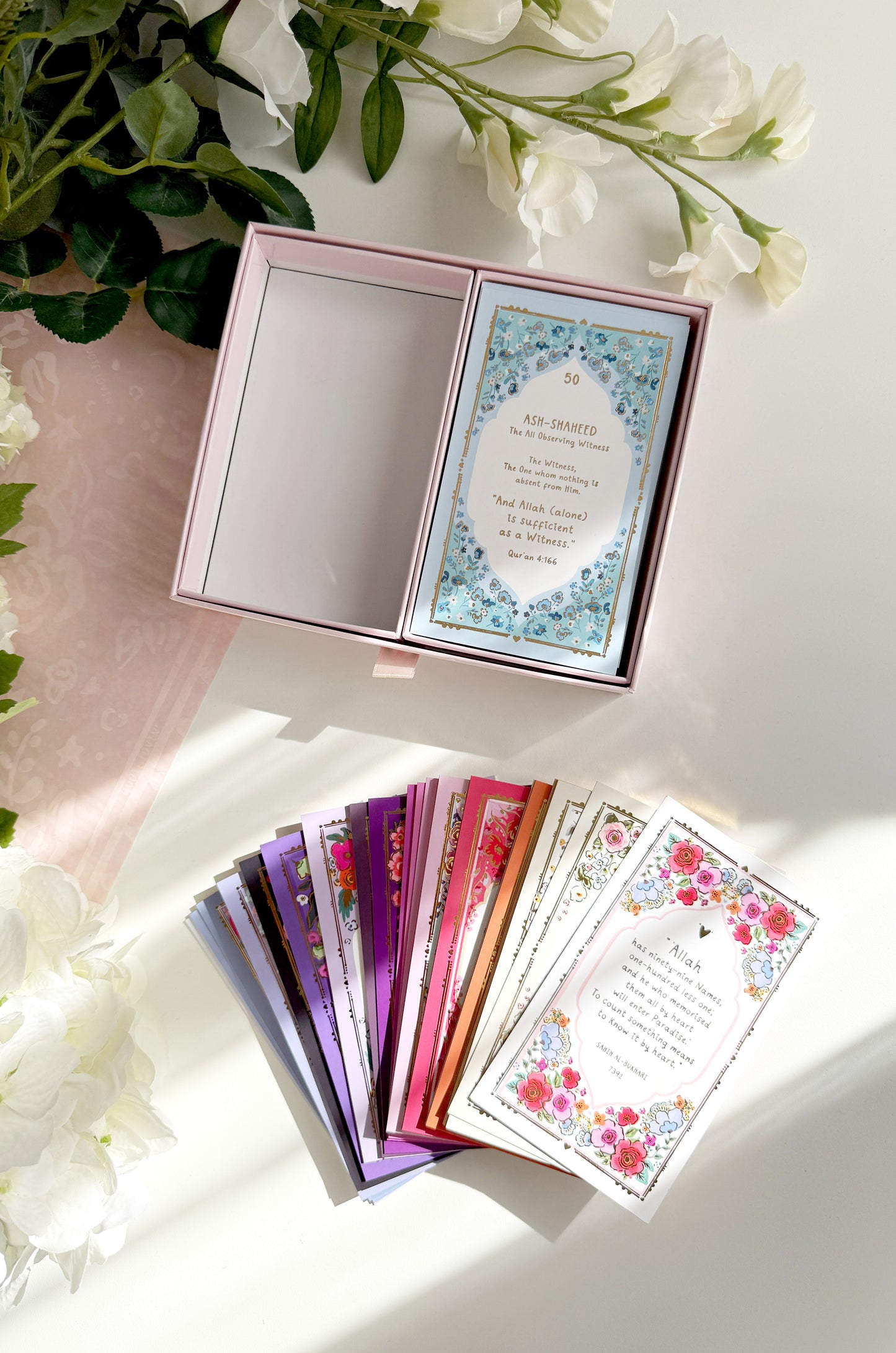 99 Names of Allah - Mini prints with drawer box  | Quote Lovin' | Eid gifts