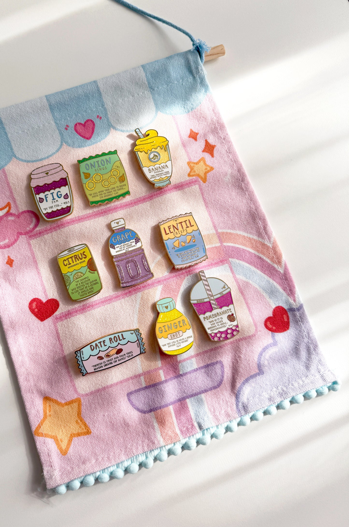 Snack pins and display vending machine banner | Quote Lovin' | Eid gifts