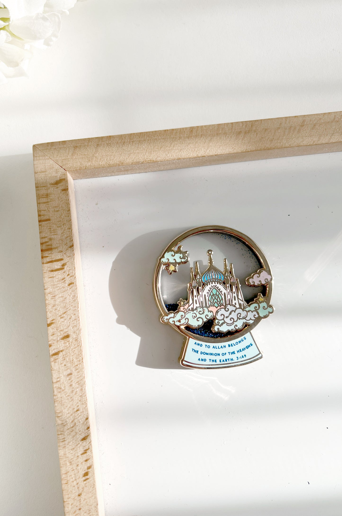 Snow globe - Glitter liquid Magnet | Quote Lovin' | Eid gifts