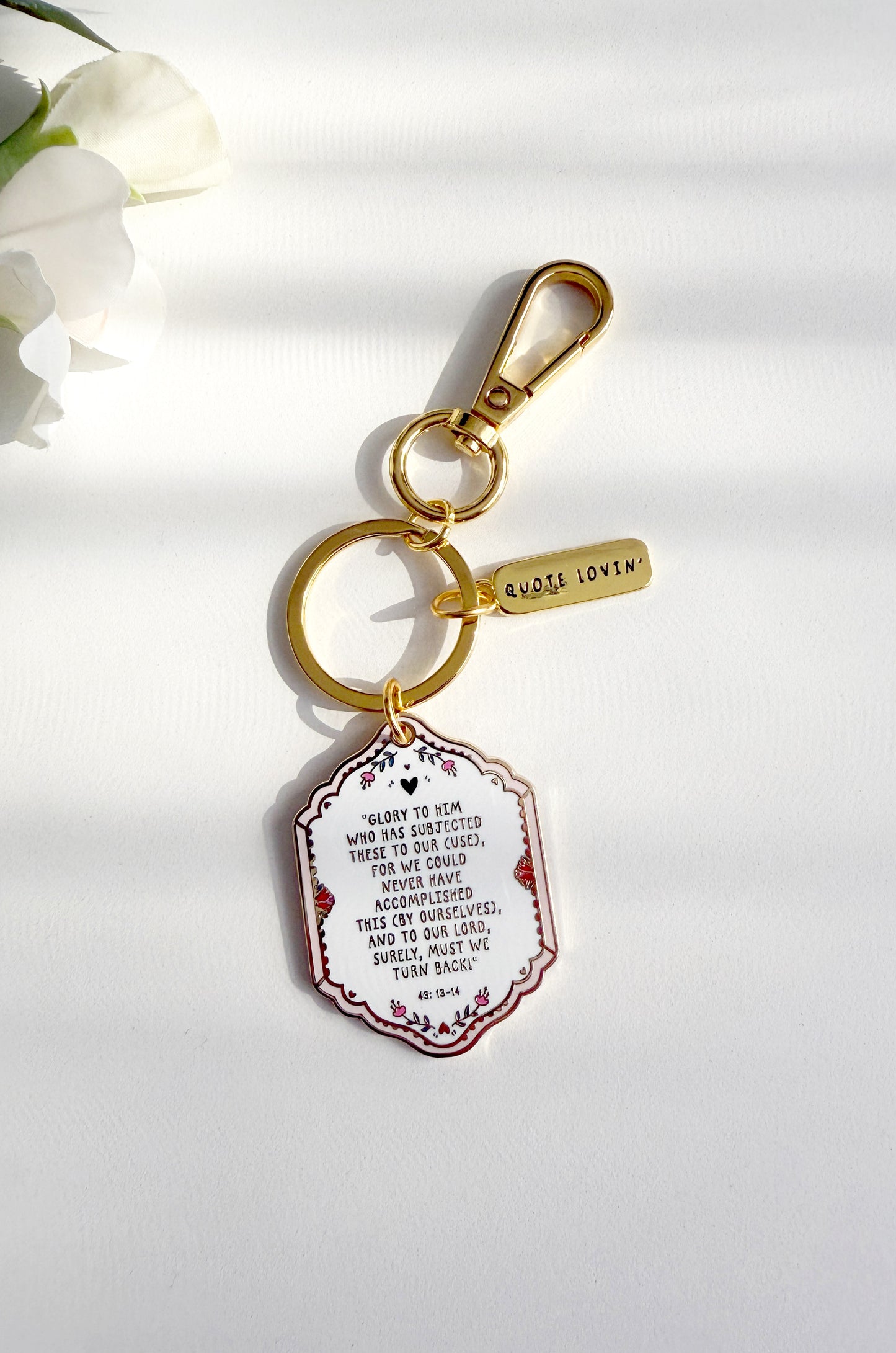 Travel du'a keyring | Quote Lovin' | Eid gifts