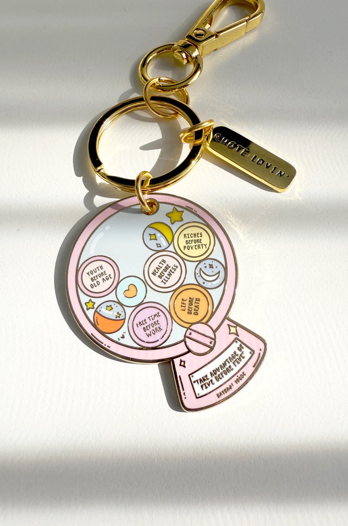 Gumball machine keyring | Quote Lovin' | Eid gifts - Quote Lovin'