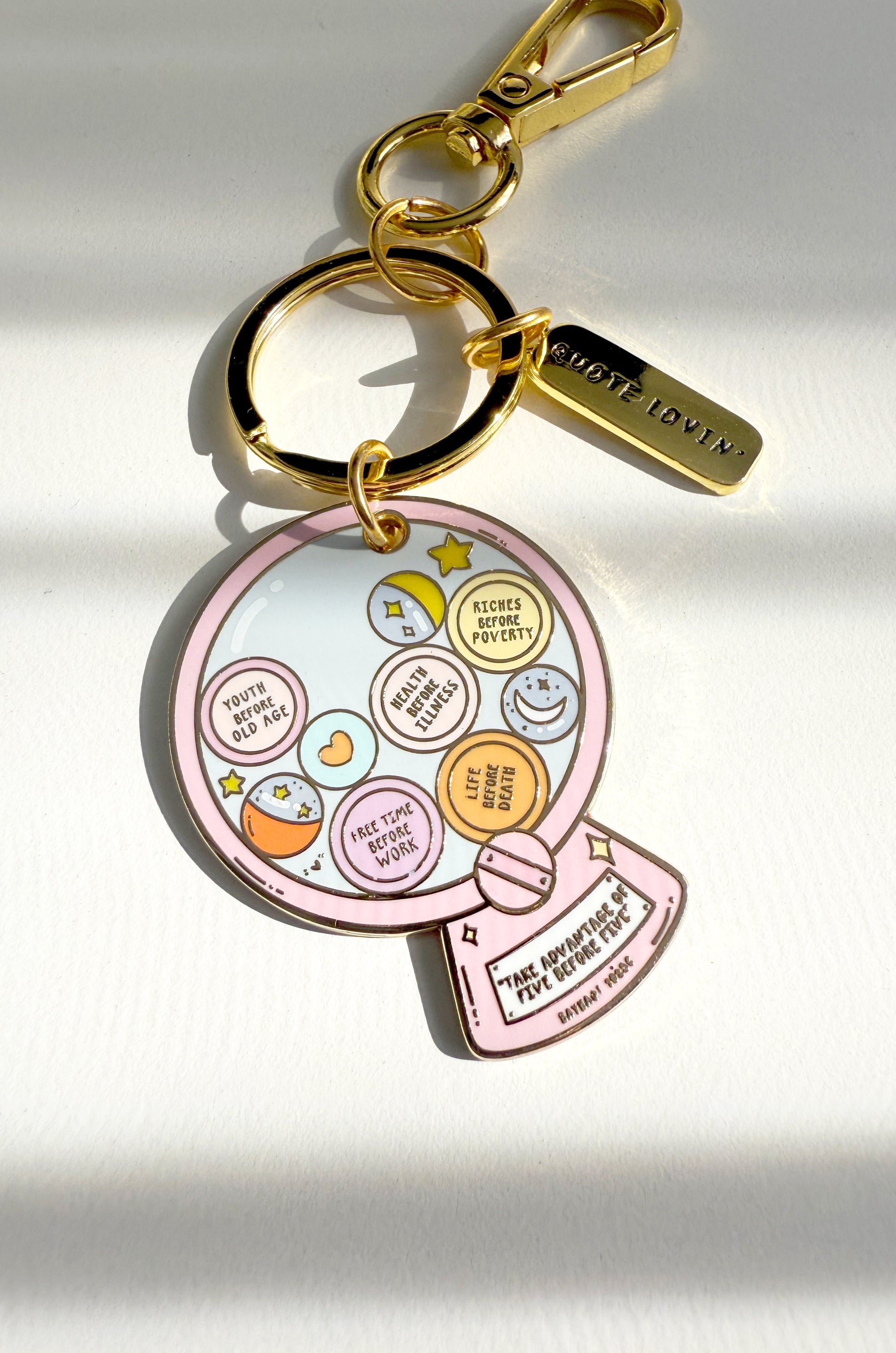 Gumball machine keyring | Quote Lovin' | Eid gifts - Quote Lovin'