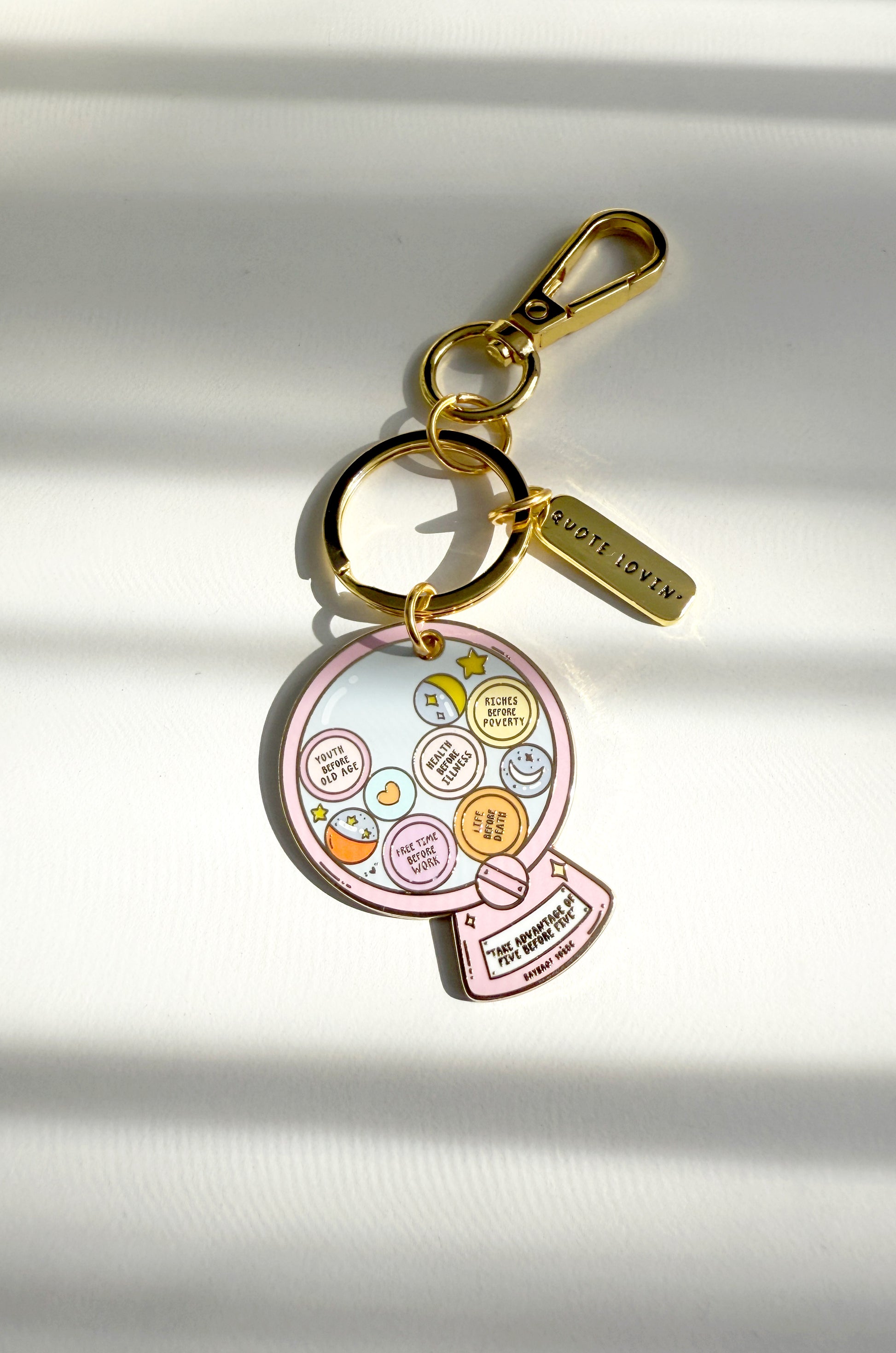 Gumball machine keyring | Quote Lovin' | Eid gifts - Quote Lovin'
