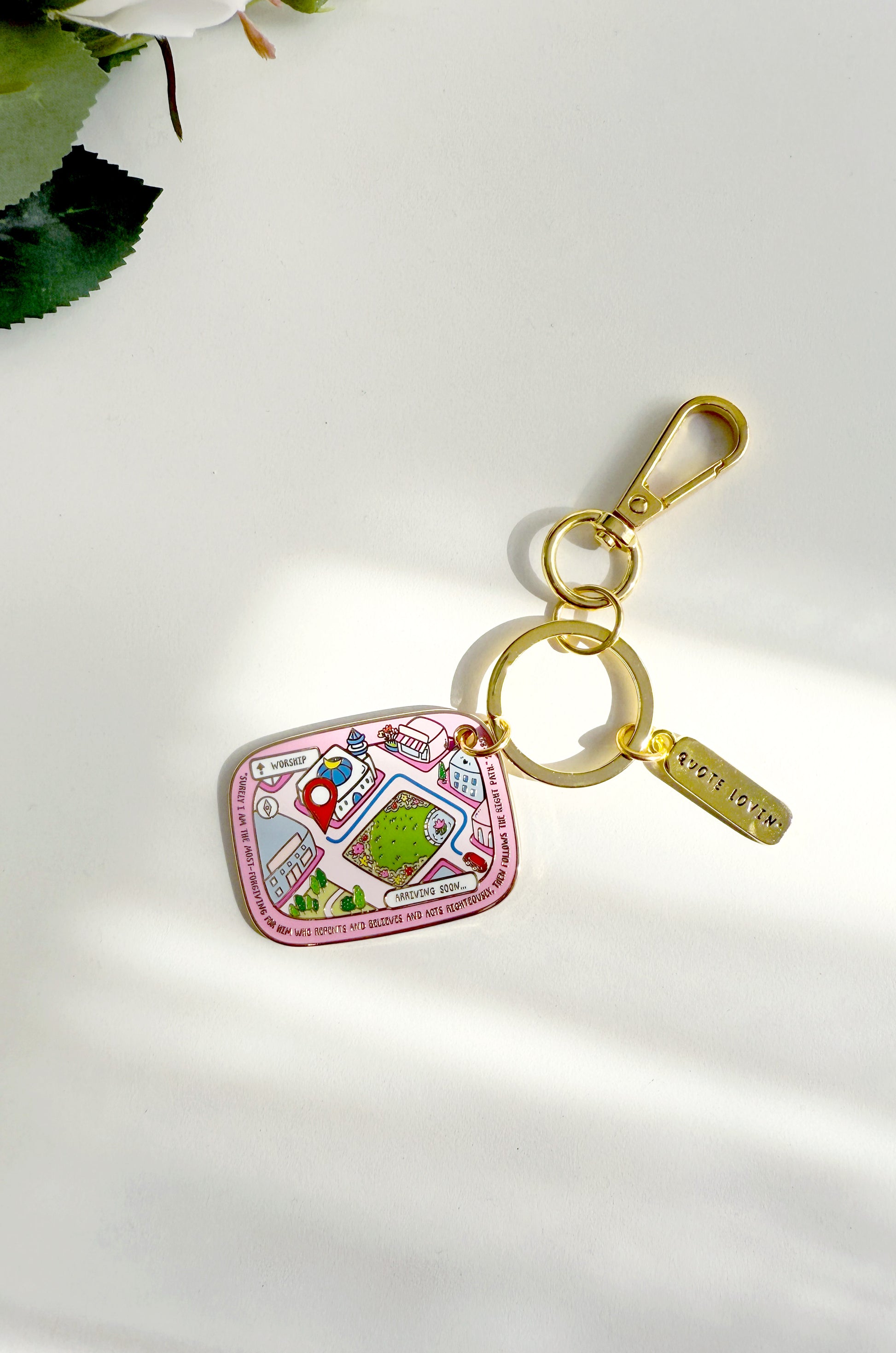 Sat Nav keyring | Quote Lovin' | Eid gifts - Quote Lovin'