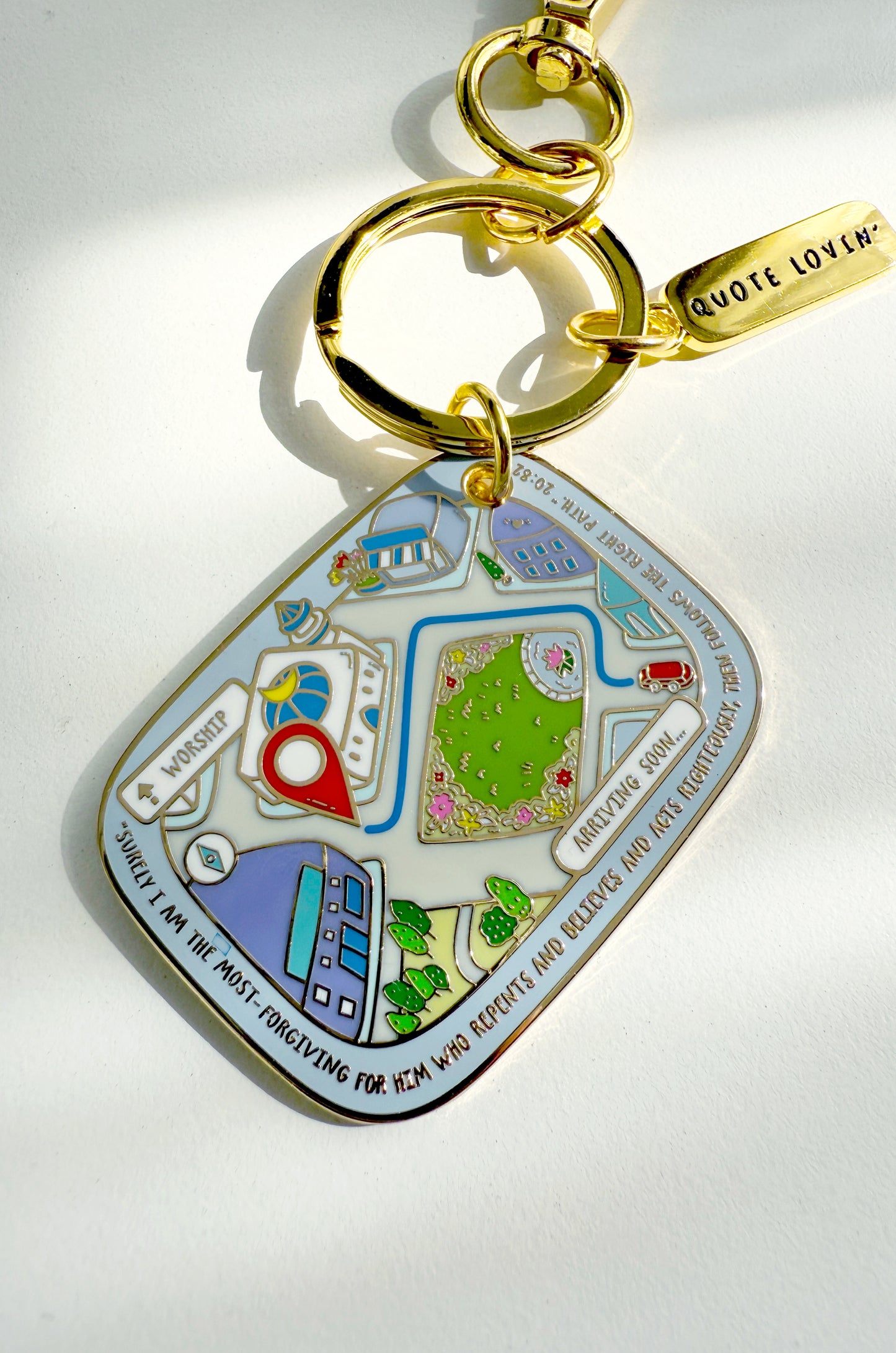 Sat Nav keyring | Quote Lovin' | Eid gifts - Quote Lovin'