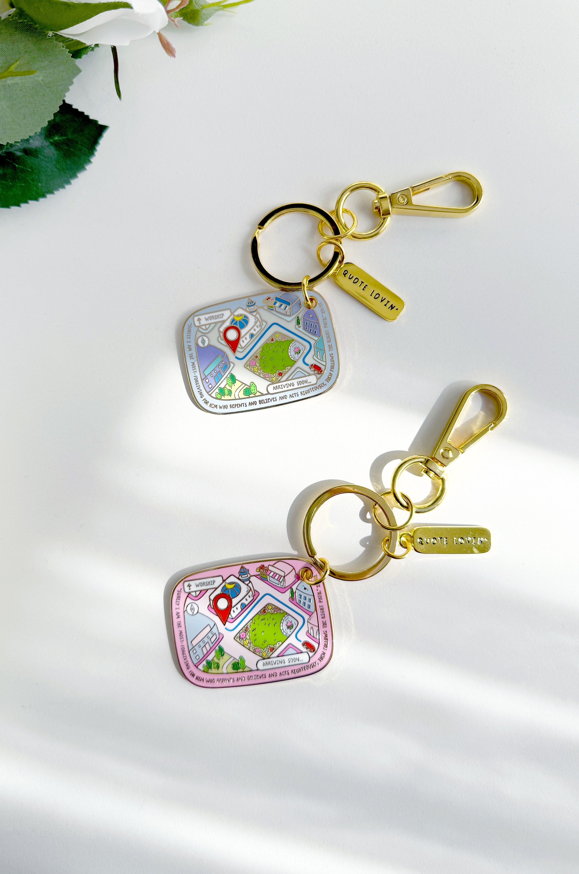 Sat Nav keyring | Quote Lovin' | Eid gifts - Quote Lovin'