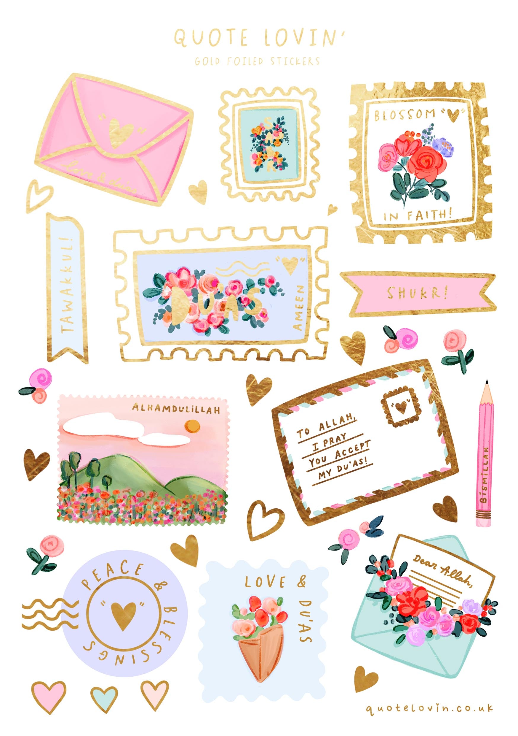 Islamic stickers | Quote Lovin' | Ramadan gifts - Quote Lovin'